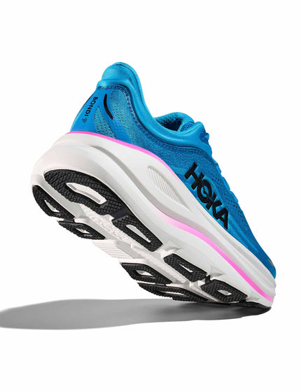 HOKA Bondi 9 - Skyward Blue/Neon Fuchsiaimage4- The Sports Edit