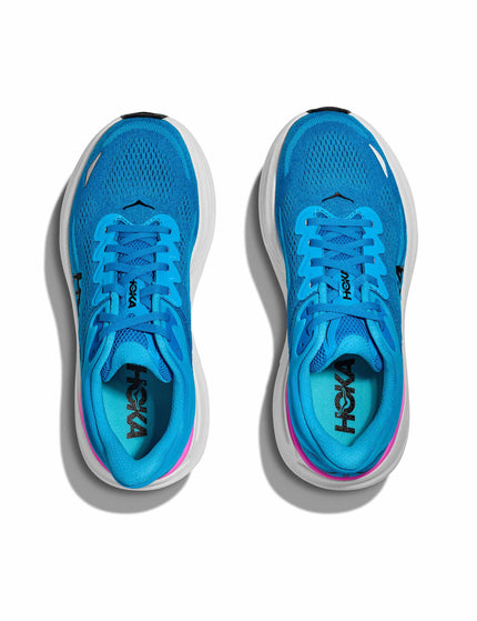 HOKA Bondi 9 - Skyward Blue/Neon Fuchsiaimage6- The Sports Edit