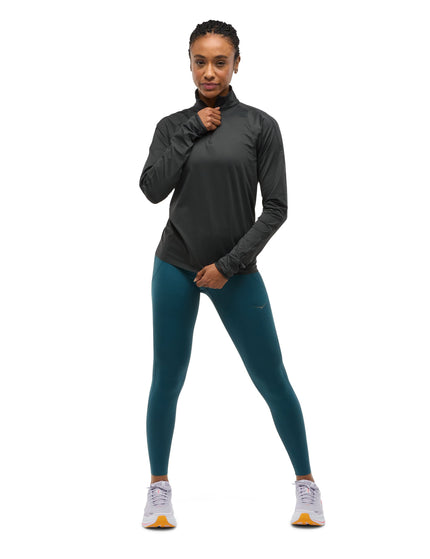 HOKA GlideTech Quarter Zip - Blackimage4- The Sports Edit