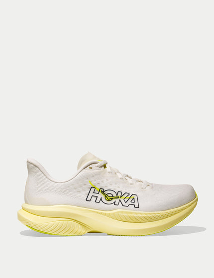 HOKA Mach 6 - White/Neon Hoka Citrusimages1- The Sports Edit