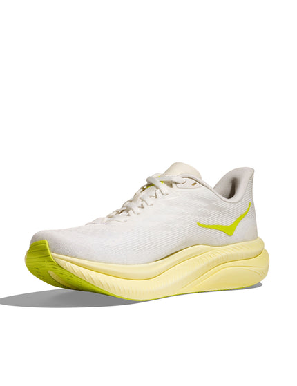 HOKA Mach 6 - White/Neon Hoka Citrusimages3- The Sports Edit
