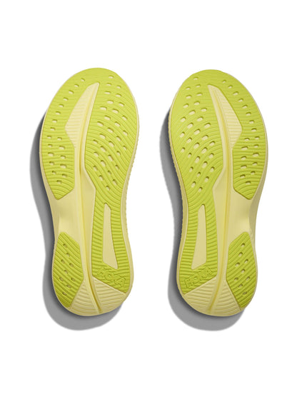 HOKA Mach 6 - White/Neon Hoka Citrusimages8- The Sports Edit