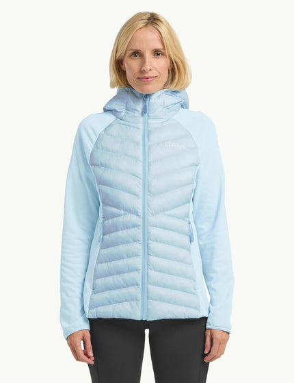 Jack Wolfskin Routeburn Pro Hybrid Jacket - Ice Blueimage1- The Sports Edit