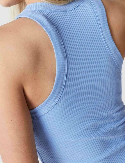 Lilybod Harmony Ribbed Tank - Azure Blueimages4- The Sports Edit