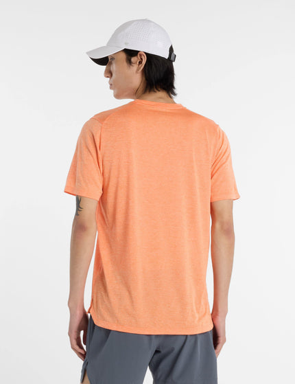 New Balance Athletics T-Shirt - Tangerine Heat/Slate Greyimages2- The Sports Edit