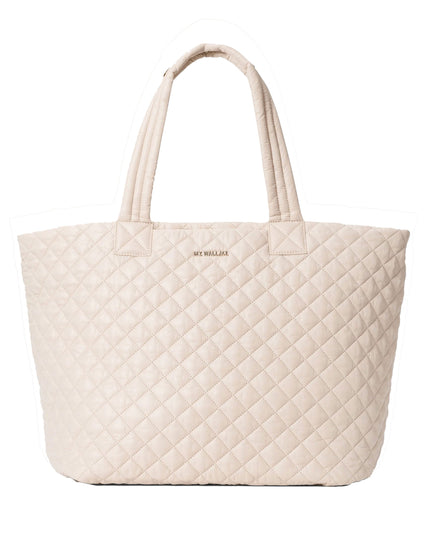 MZ Wallace Large Metro Tote Deluxe - Mushroomimage1- The Sports Edit