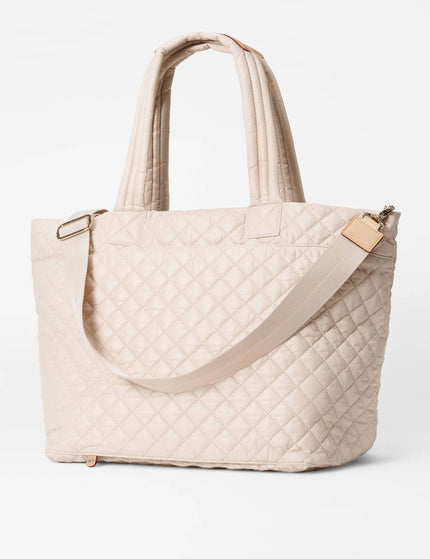 MZ Wallace Large Metro Tote Deluxe - Mushroomimage2- The Sports Edit