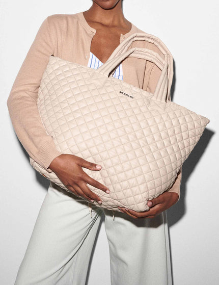 MZ Wallace Large Metro Tote Deluxe - Mushroomimage4- The Sports Edit