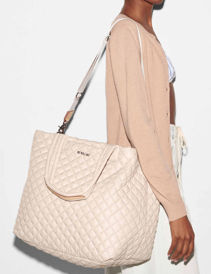 MZ Wallace Large Metro Tote Deluxe - Mushroomimage5- The Sports Edit