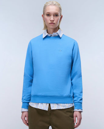 Aurora Crew Neck Sweatshirt - Blue Jasper