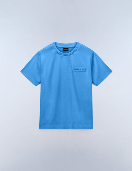 Napapijri Claro Short Sleeve T-Shirt - Blue Jasperimages6- The Sports Edit