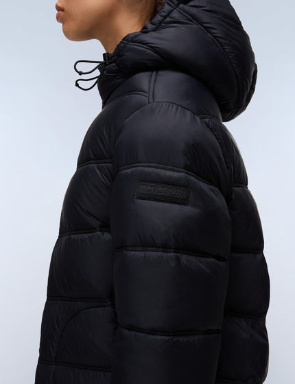 Napapijri Ega Long Puffer Jacket - Blackimages5- The Sports Edit