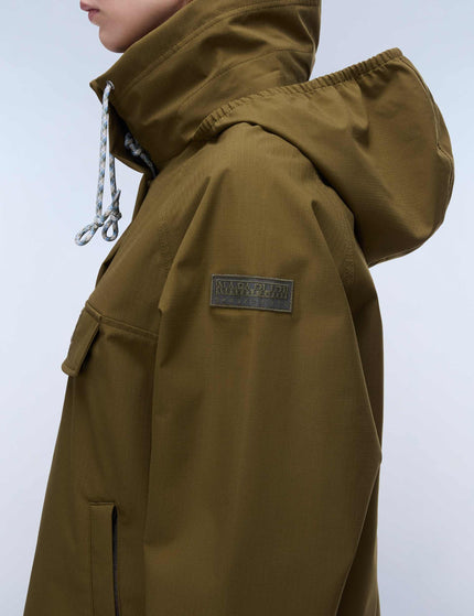 Napapijri Rainforest Dune Anorak - Dark Oliveimages4- The Sports Edit