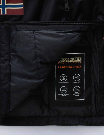 Napapijri Rainforest Next Winter Anorak Jacket - Blackimages7- The Sports Edit