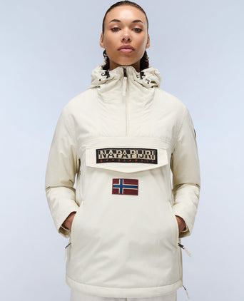 Rainforest Pocket Winter Anorak Jacket - Beige