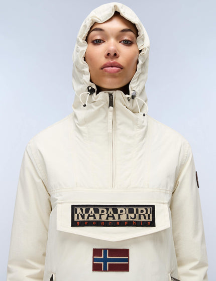 Napapijri Rainforest Pocket Winter Anorak Jacket - Beigeimages4- The Sports Edit