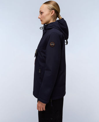 Rainforest Pocket Winter Anorak Jacket - Dark Blue