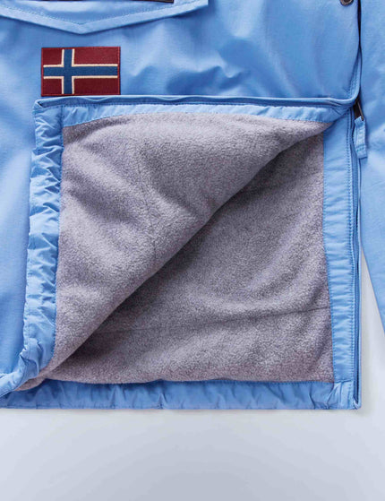 Napapijri Rainforest Pocket Winter Anorak Jacket - Blue Rivieraimages7- The Sports Edit