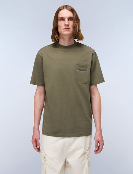 Napapijri Fanes Jersey Short Sleeve T-Shirt - Green Tea Leafimages1- The Sports Edit