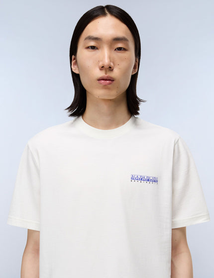 Napapijri Guide Jersey Short Sleeve T-Shirt - Whiteimages3- The Sports Edit