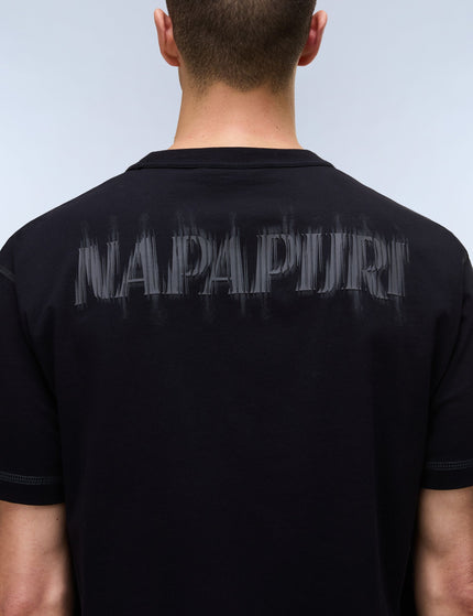 Napapijri Umbra Short Sleeve T-Shirt - Blackimages4- The Sports Edit