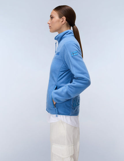 Napapijri Yupik Full-Zip Fleece - Blue Rivieraimages2- The Sports Edit