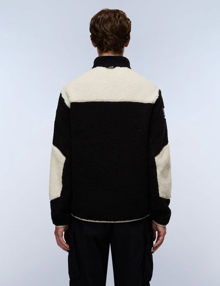 Napapijri Yupik Full-Zip Fleece - Black/Whiteimages2- The Sports Edit