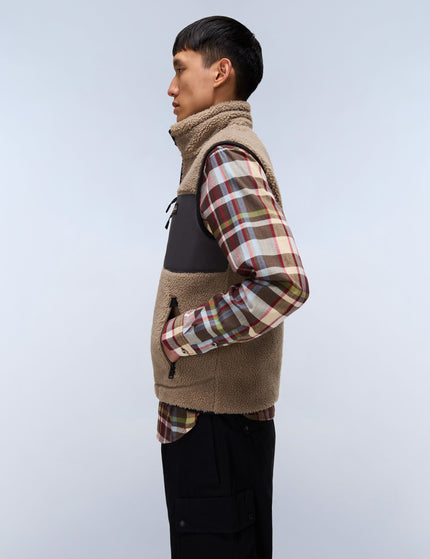Napapijri Yupik Fleece Vest - Khakiimages3- The Sports Edit