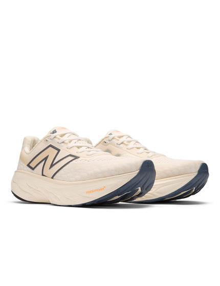 New Balance Fresh Foam X 1080 v14 Shoes - Sea Salt/Vintage Indigo/Hot Mangoimage2- The Sports Edit