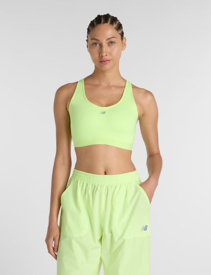 New Balance NB Essential Run Bra - Afterglowimages1- The Sports Edit