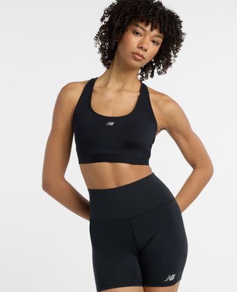 NB Essential Run Bra - Black