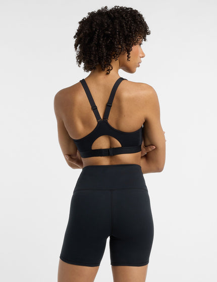 New Balance NB Essential Run Bra - Blackimage3- The Sports Edit