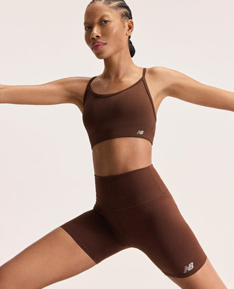 NB Essential Yoga Bra - Pumpernickel