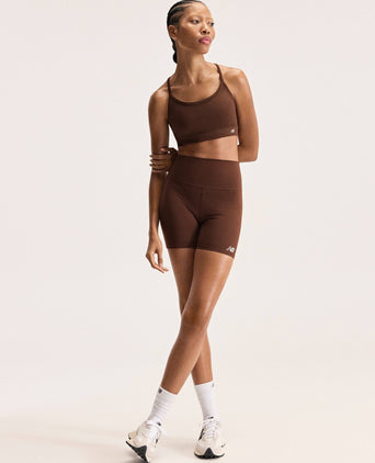 NB Essential Yoga Bra - Pumpernickel
