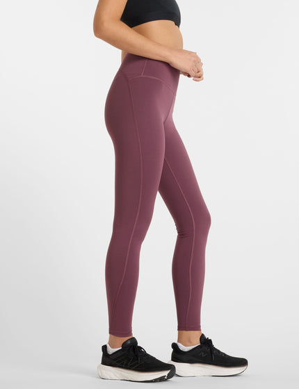New Balance NB Sleek High Waisted Legging 27" - Faded Plumimage3- The Sports Edit