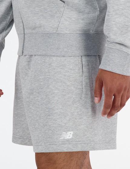 New Balance Sport Essentials Fleece Short 7" - Athletic Greyimages2- The Sports Edit