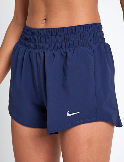 Nike One Dri-FIT 3" Brief-Lined Shorts - Midnight Navy/Reflective Silverimage1- The Sports Edit