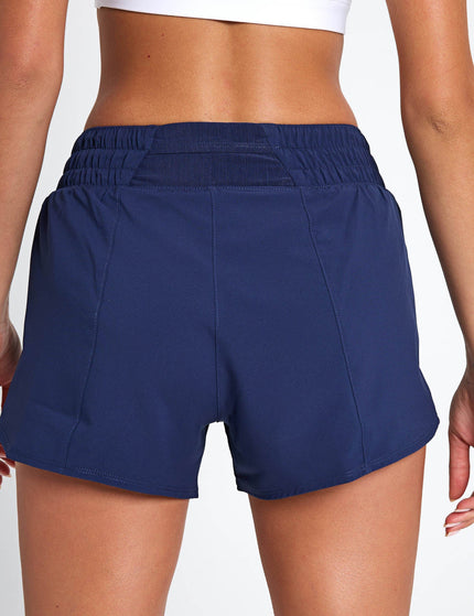 Nike One Dri-FIT 3" Brief-Lined Shorts - Midnight Navy/Reflective Silverimage2- The Sports Edit