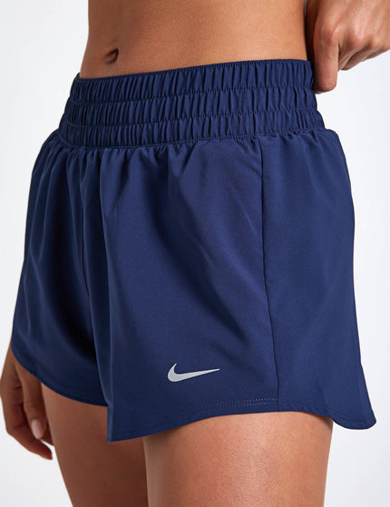 Nike One Dri-FIT 3" Brief-Lined Shorts - Midnight Navy/Reflective Silverimage4- The Sports Edit