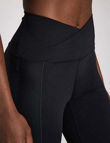 Nike One Wrap High Waisted 7/8 Leggings - Blackimage3- The Sports Edit