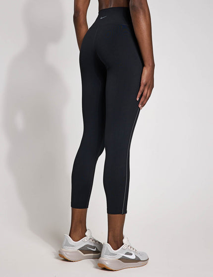 Nike One High Waisted 7/8 Leggings - Black/Iron Greyimage2- The Sports Edit