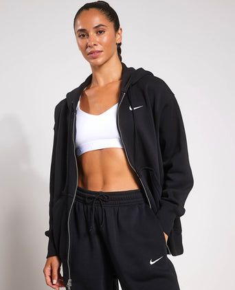 Sportswear Phoenix Fleece Oversized Hoodie - Black/Sail