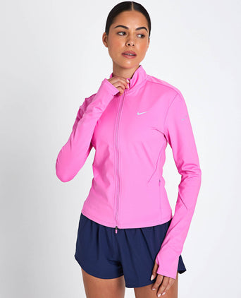 Swift Dri-FIT Full-Zip Running Mid Layer - Playful Pink/Reflective Silver