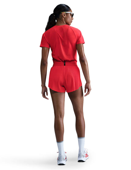 Nike AeroSwift Dri-FIT ADV 3" Running Shorts - Light Crimson/Blackimage6- The Sports Edit