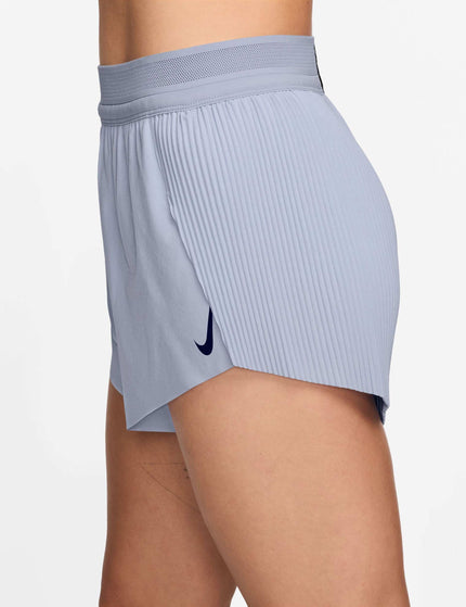 Nike AeroSwift Dri-FIT ADV 3" Running Shorts - Ghost/Blue Voidimage3- The Sports Edit