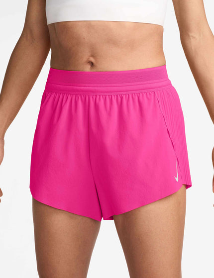 Nike AeroSwift Dri-FIT ADV 3" Running Shorts - Hyper Pink/Blackimage1- The Sports Edit
