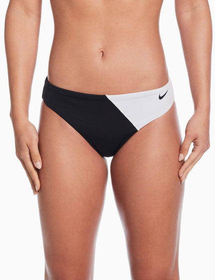 Nike Swim Colour Block Hipster Bikini Bottom - Blackimage1- The Sports Edit