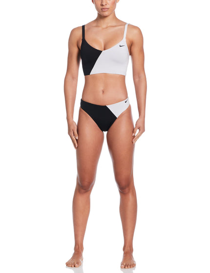 Nike Swim Colour Block Hipster Bikini Bottom - Blackimage4- The Sports Edit