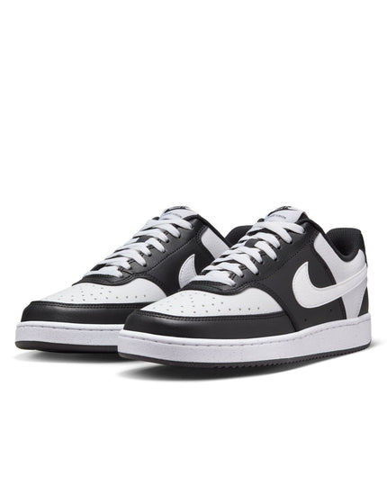 Nike Court Vision Low Next Nature Shoes - Black/Whiteimage2- The Sports Edit