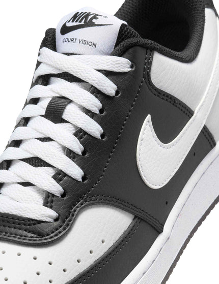 Nike Court Vision Low Next Nature Shoes - Black/Whiteimage7- The Sports Edit